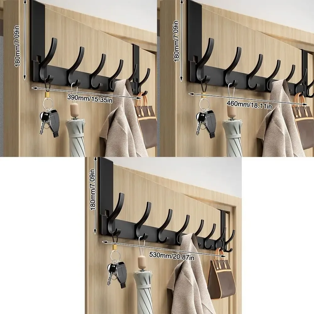 Porte-manteau de porte sans perçage, vue d'ensemble
