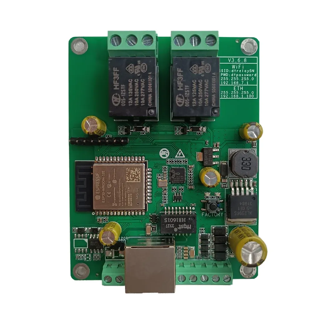 Module relais Ethernet et WiFi avec commutateur, minuterie et planification, compatible Modbus, MQTT, TCP/UDP, HTTP, CoAP, RS485 et Domoticz 3
