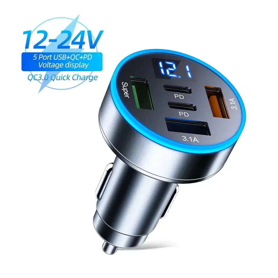 Chargeur de voiture 250 W, finition premium