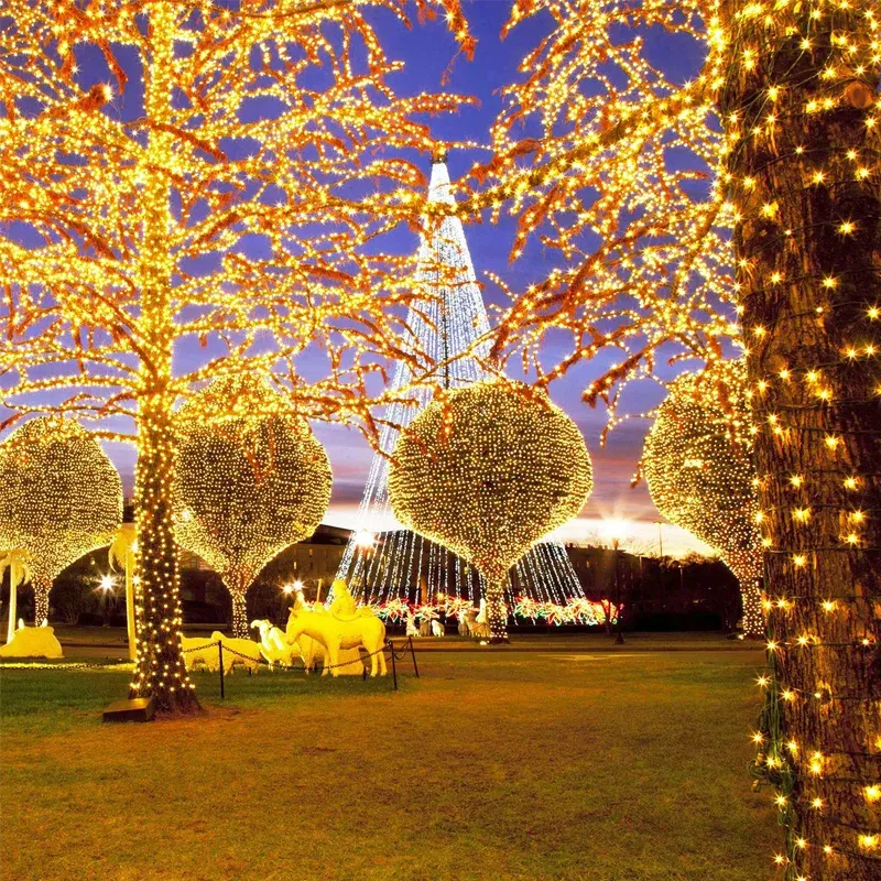 Guirlande lumineuse solaire LED d'extérieur étanche, 8 modes, 7 m / 12 m / 22 m / 32 m 3