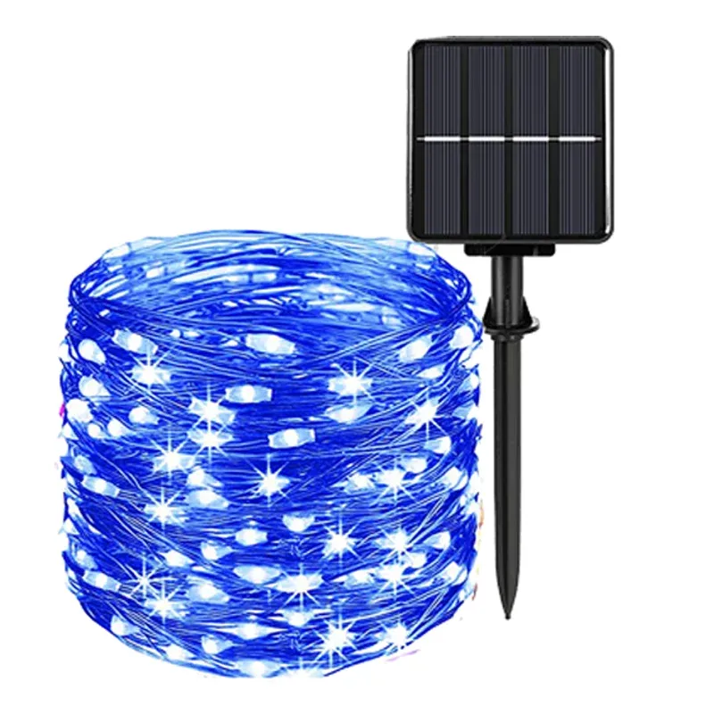 Guirlande lumineuse solaire LED d'extérieur étanche, 8 modes, 7 m / 12 m / 22 m / 32 m 13