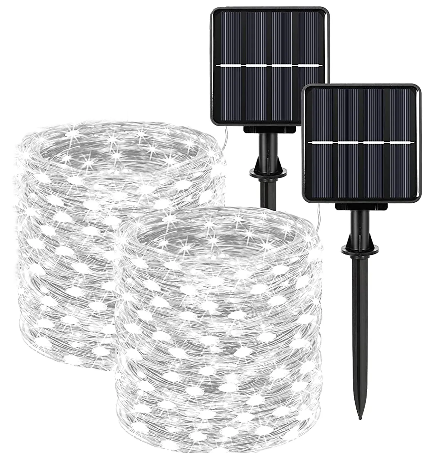 Guirlande lumineuse solaire LED d'extérieur étanche, 8 modes, 7 m / 12 m / 22 m / 32 m 11