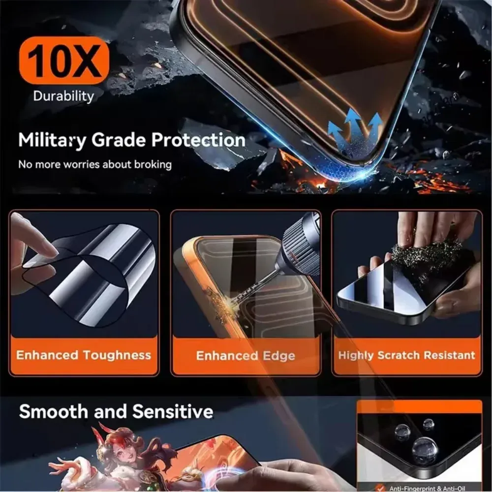 Protection d'écran en verre trempé Samsung Galaxy, vue détaillée 4
