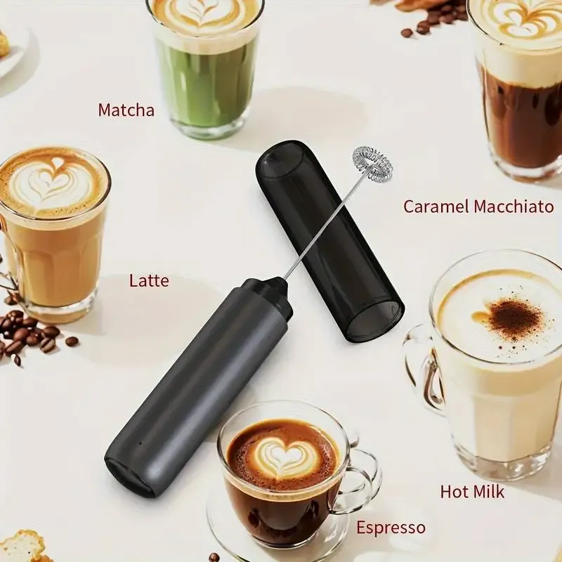 Mousseur à lait sans fil, fouet à café, mixeur électrique, batteur à œufs, mini mousseur, agitateur à poignée, appareil à cappuccino, outils de cuisine 4