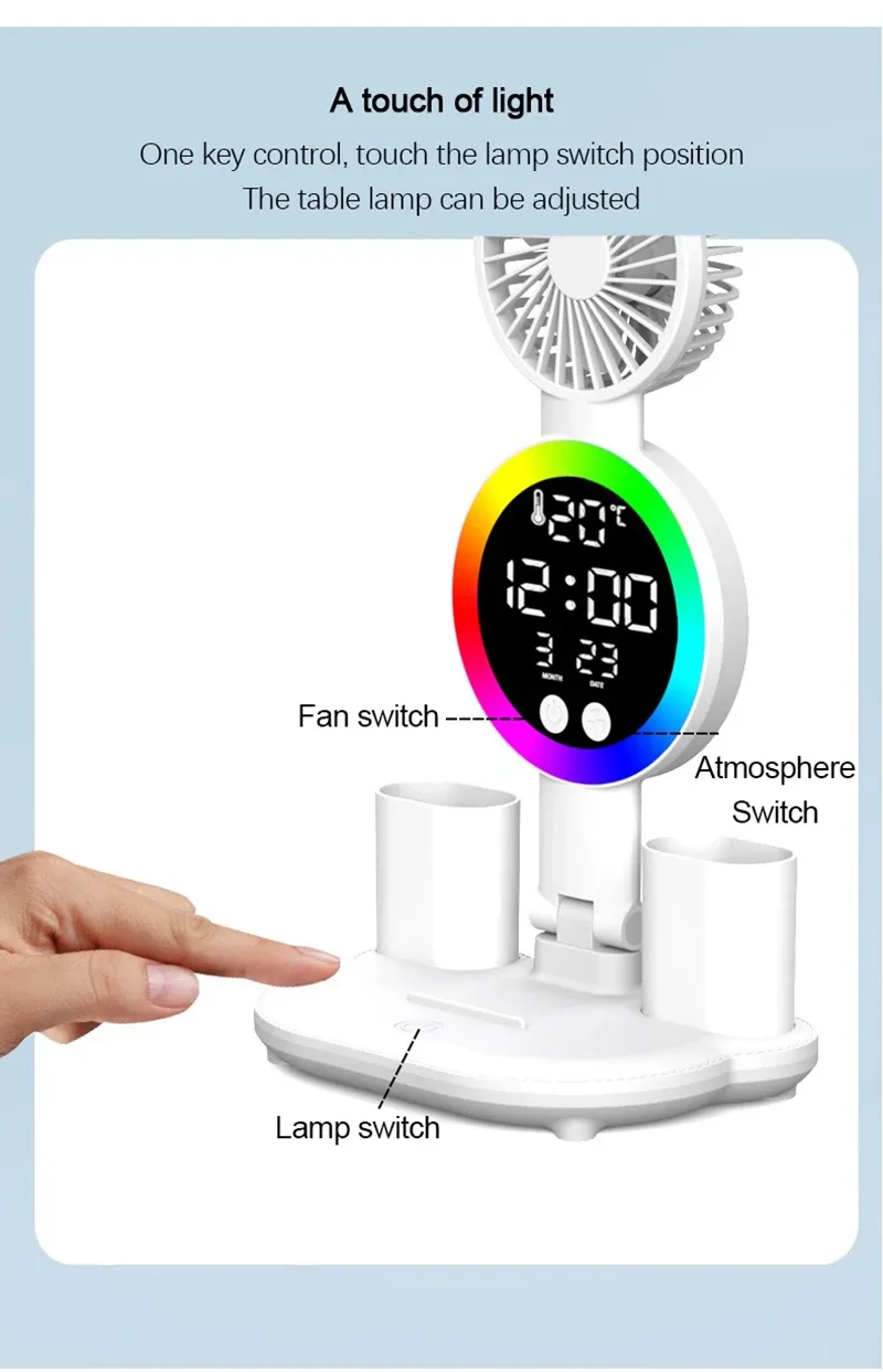 Lampe de table LED dans un intérieur moderne