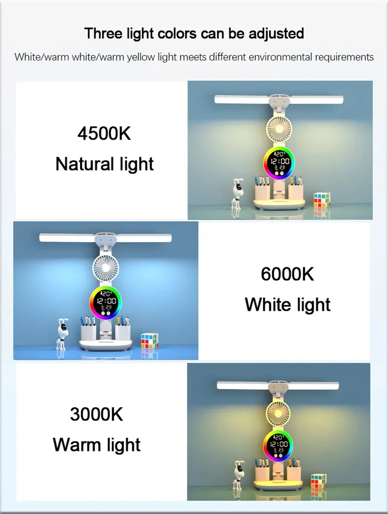 Lampe de bureau LED illustrant la polyvalence de son usage
