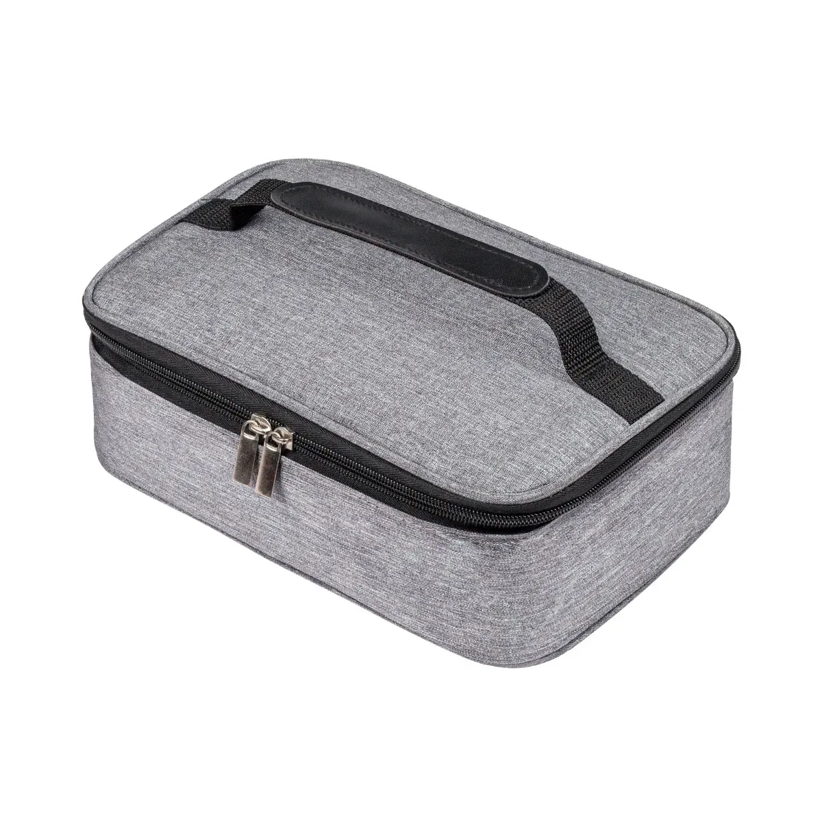 Sac Bento Isotherme Rectangulaire avec Poignée, Double Zip Étanche et Portable 3