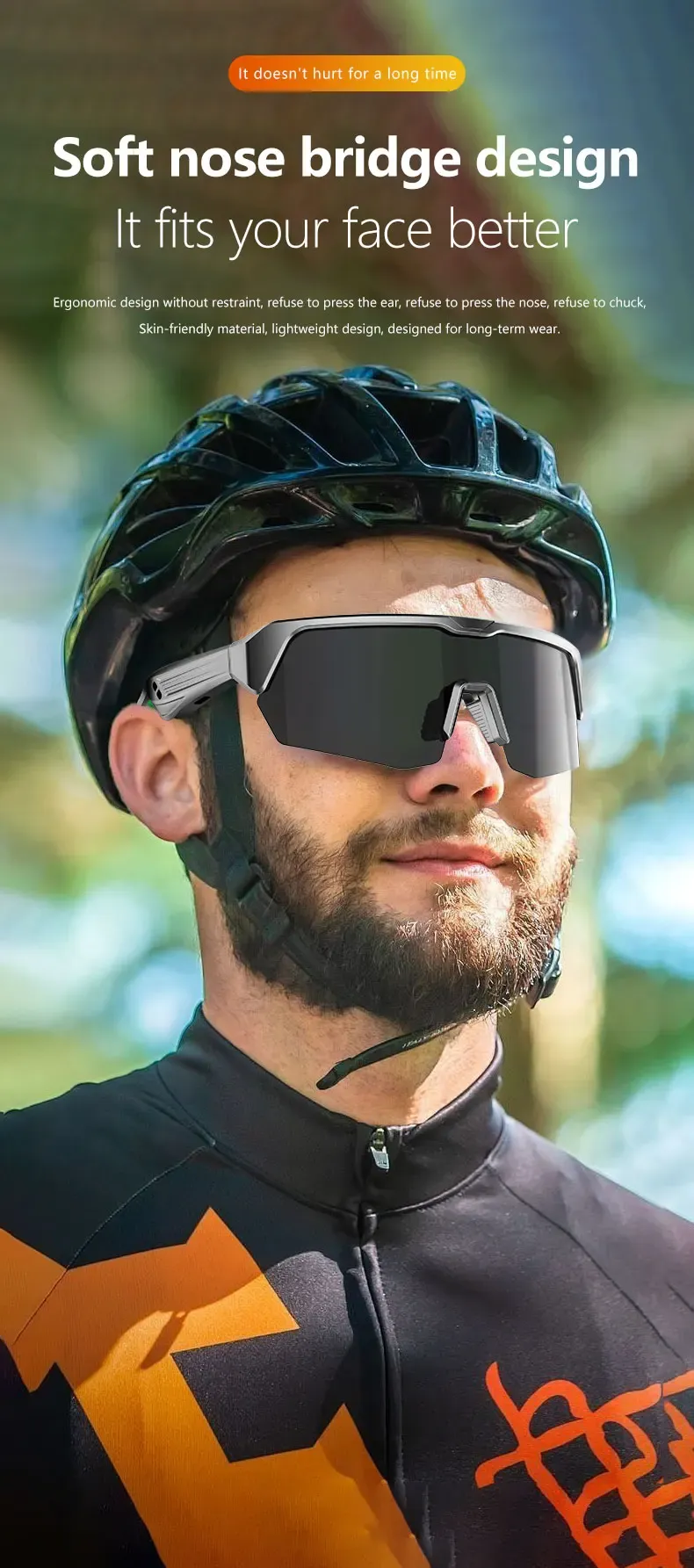 Lunettes Bluetooth intelligentes, style et finitions