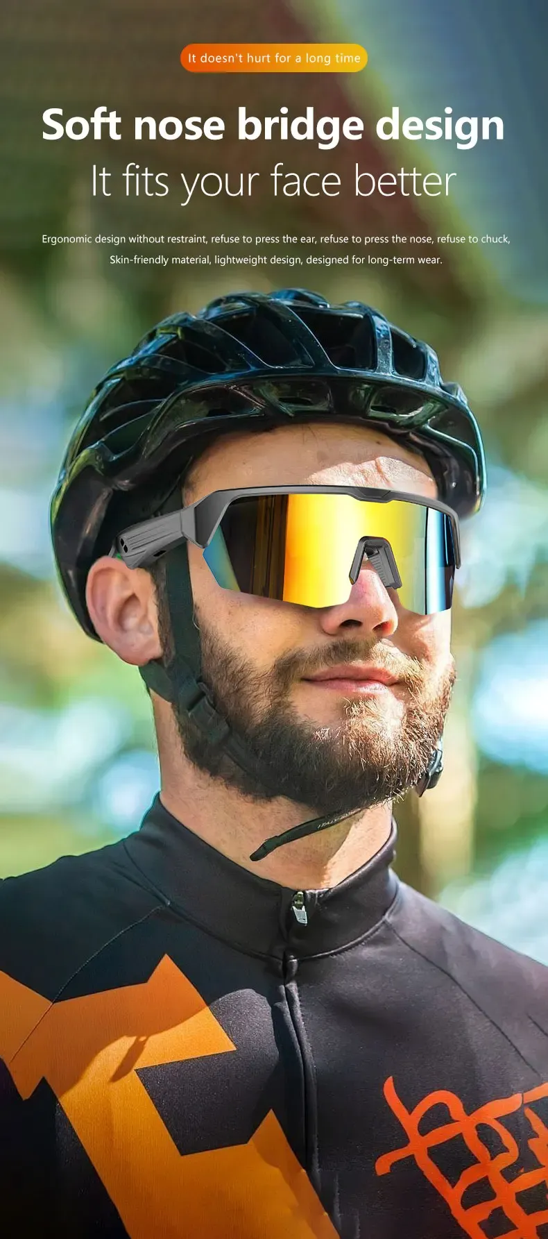 Lunettes Bluetooth intelligentes, en situation