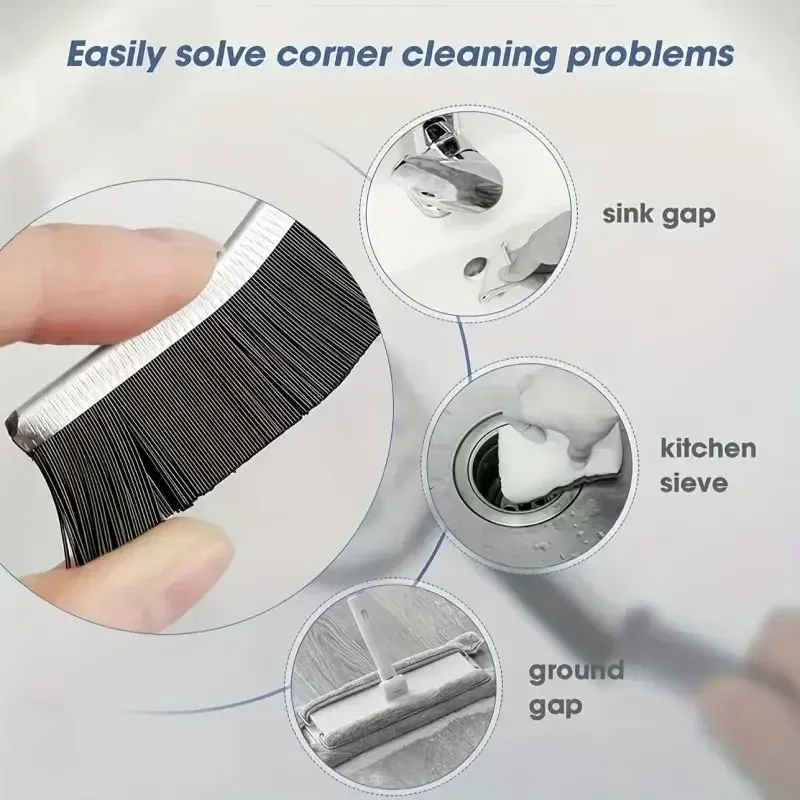 Détail des poils de la brosse de nettoyage