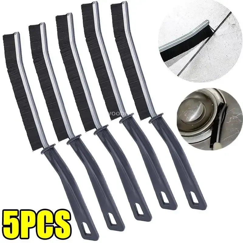 Brosse de nettoyage pour fentes, idéale pour fenêtres, chambres, plinthes et carrelages de cuisine, avec poils d'extrémité morte, accessoire ménager 7
