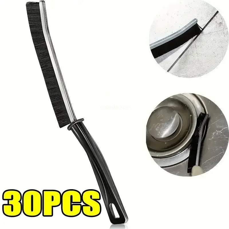 Brosse de nettoyage pour fentes, idéale pour fenêtres, chambres, plinthes et carrelages de cuisine, avec poils d'extrémité morte, accessoire ménager 9