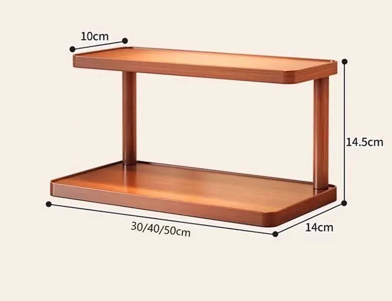 Support de rangement en bois, vue d'ensemble
