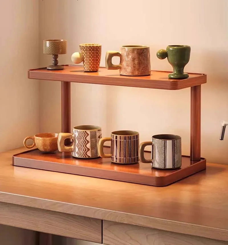 Support de rangement en bois, mise en situation
