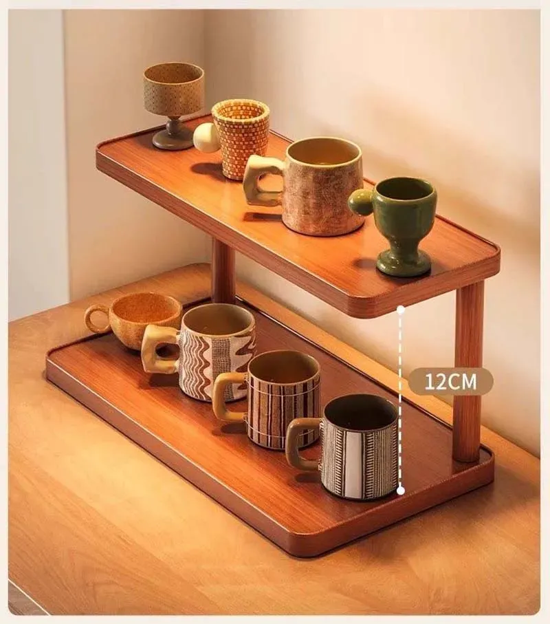 Support de rangement en bois, usage au bureau