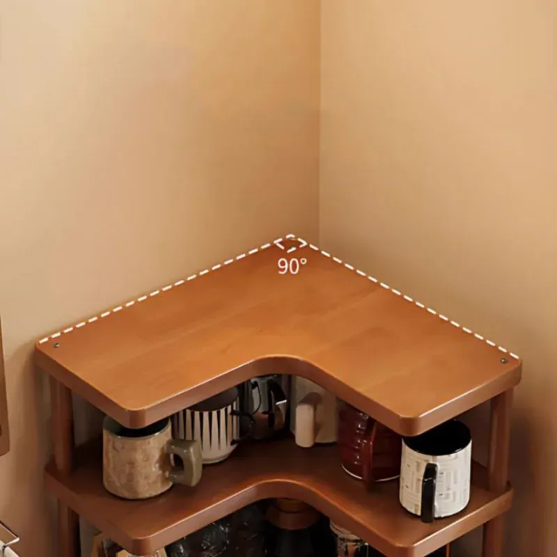 Support de rangement en bois, ambiance cuisine