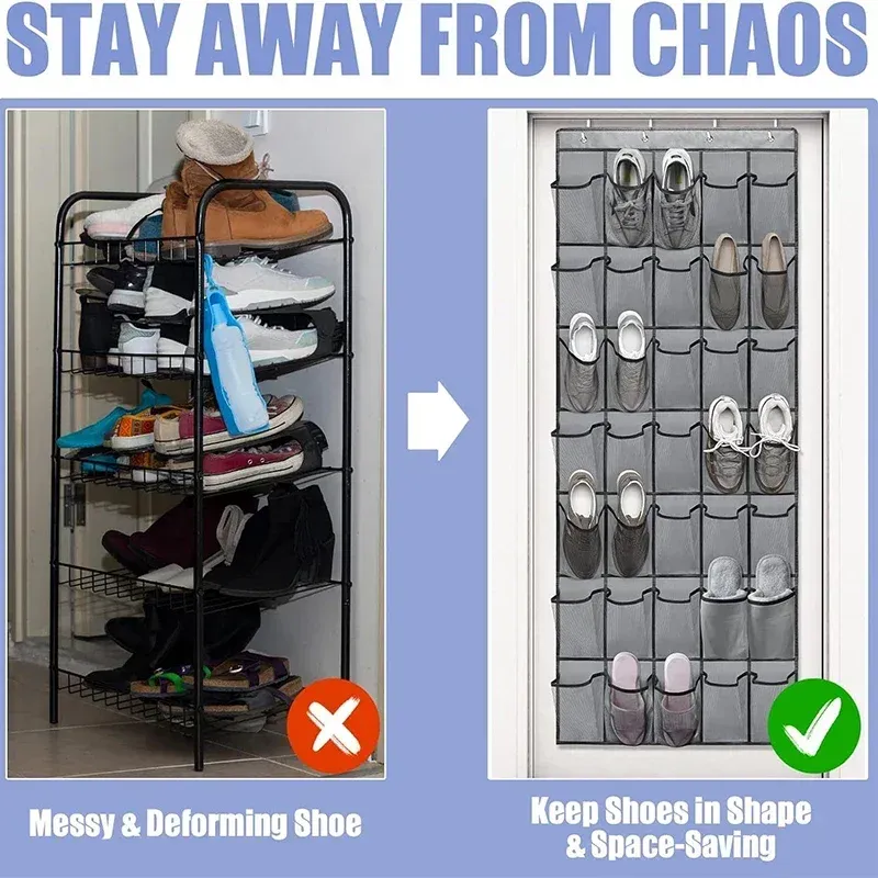 Organisateur de chaussures en situation