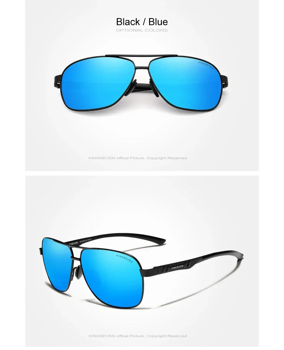 Lunettes KINGSEVEN, détail des branches