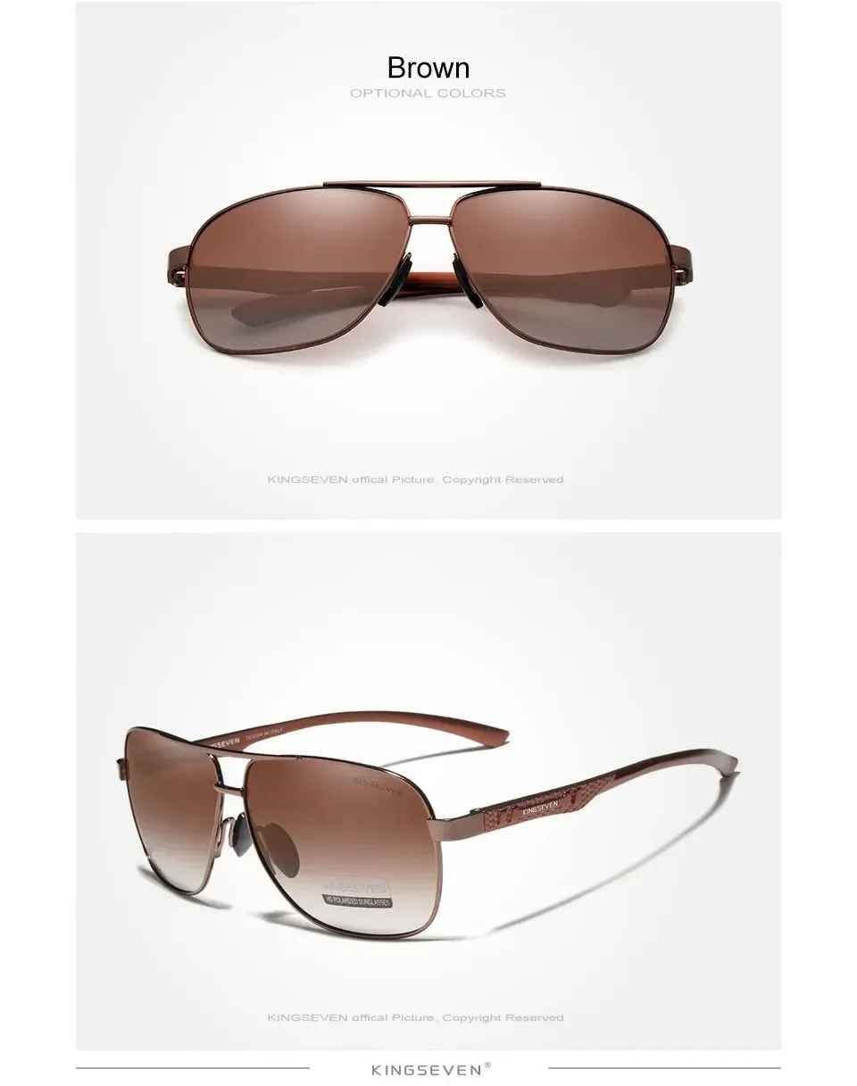Lunettes KINGSEVEN, finitions de la monture