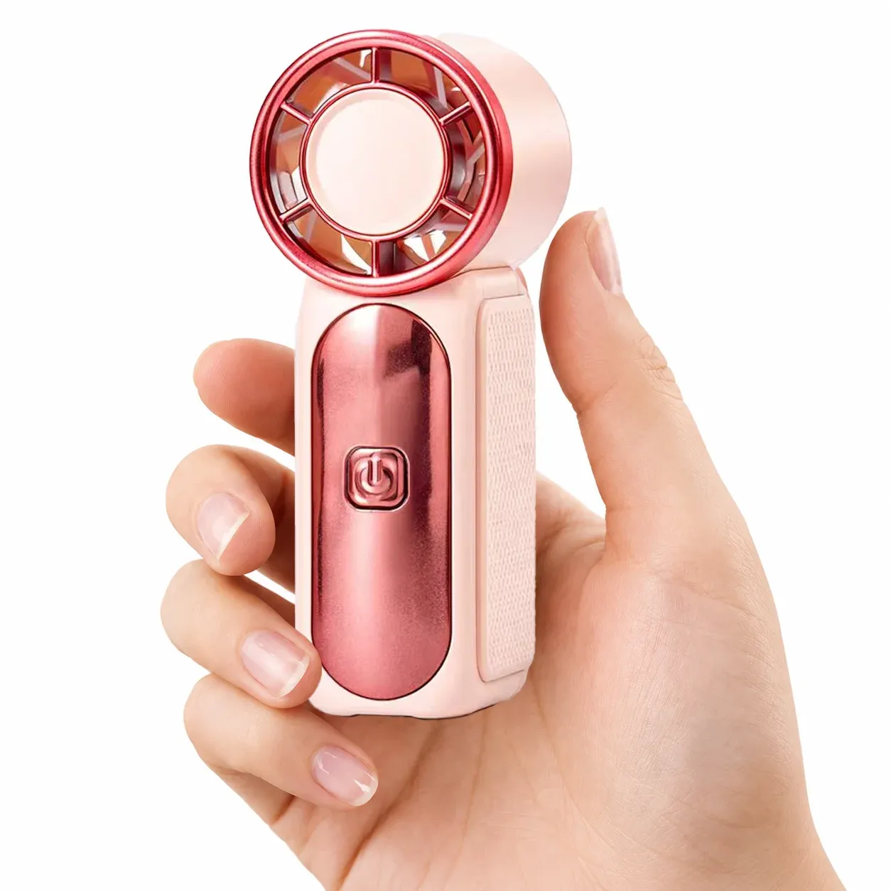 Mini ventilateur portatif 3600 mAh, ventilateur de poche haute vitesse pour voyages en plein air 13