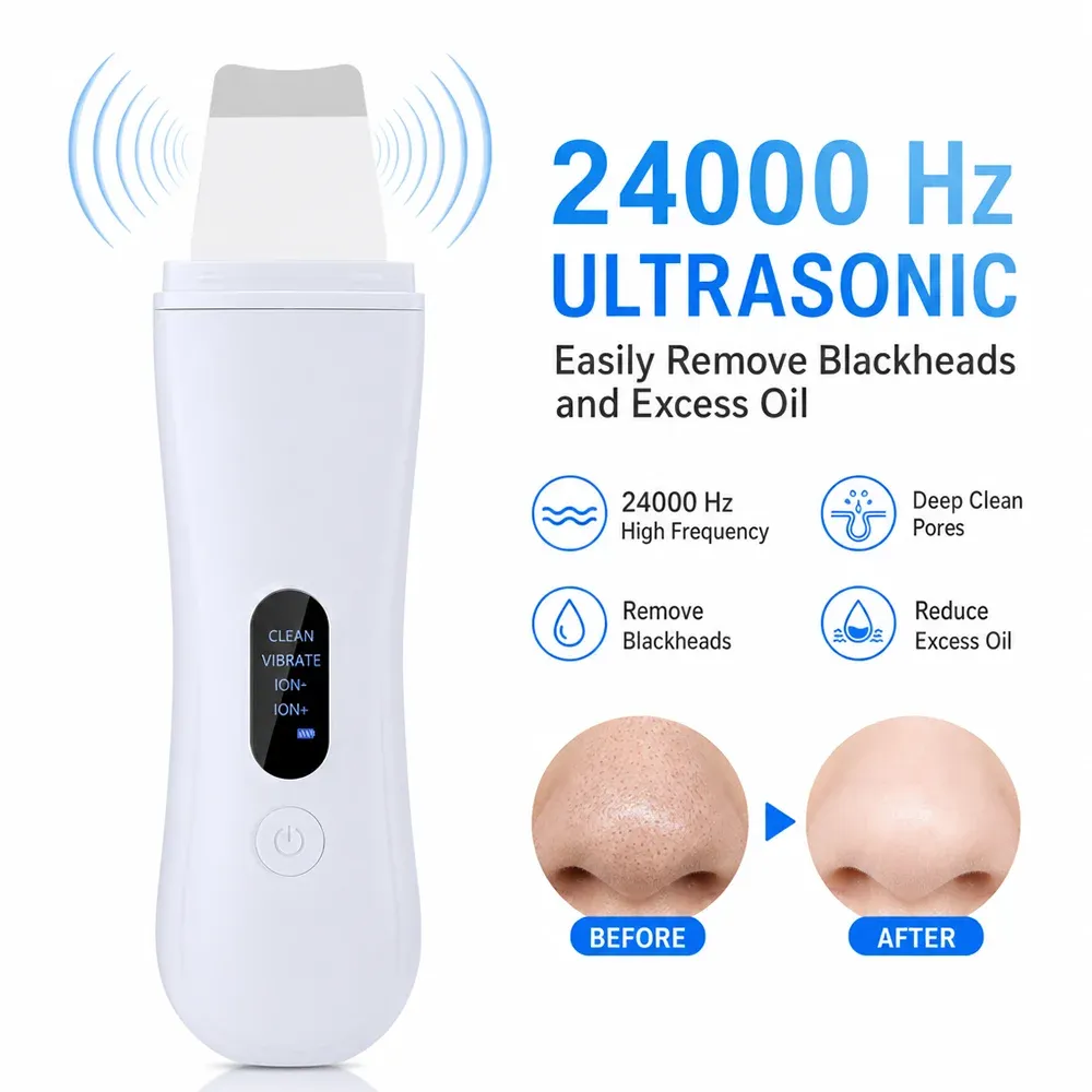 Aspirateur électrique à ultrasons pour points noirs et pores du visage, kit de soins de la peau 3