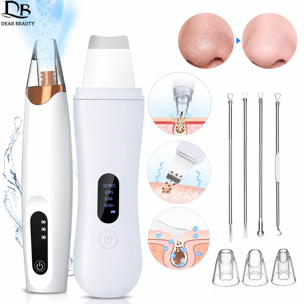 Aspirateur électrique à ultrasons pour points noirs et pores du visage, kit de soins de la peau - Image 1