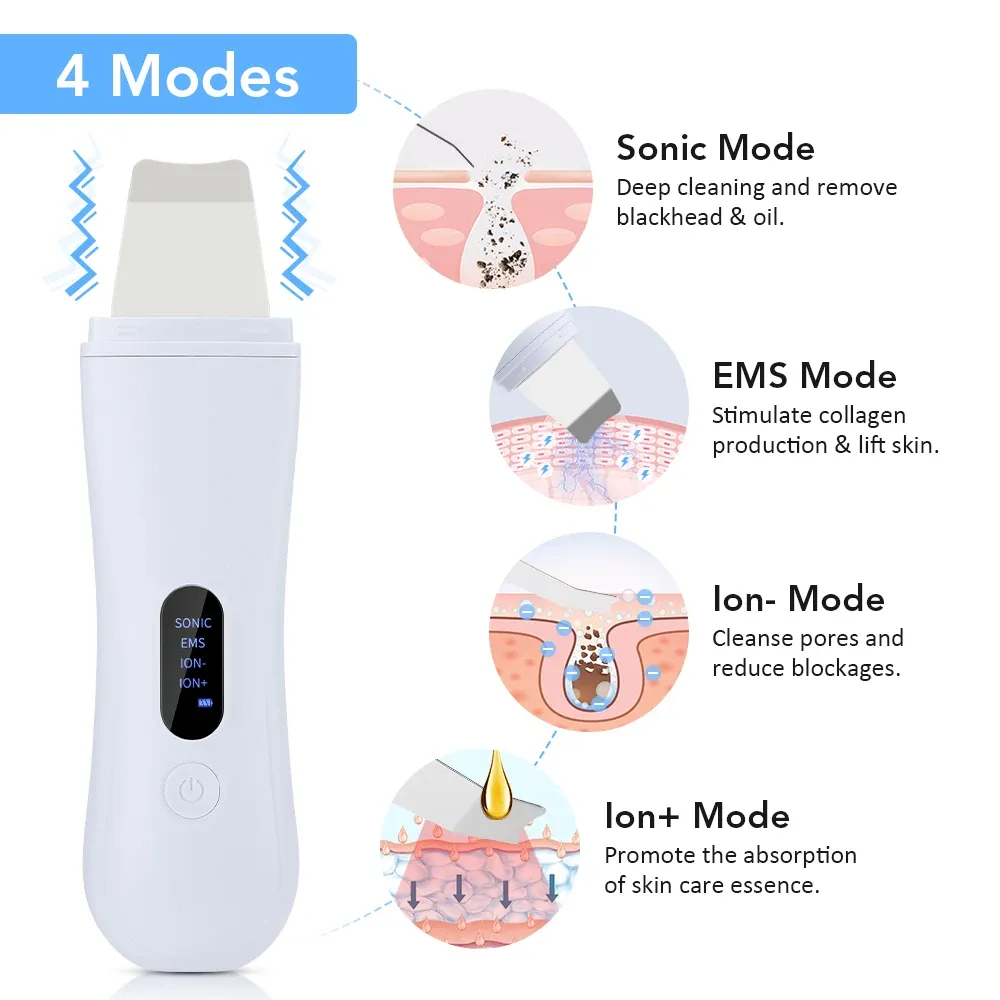 Aspirateur électrique à ultrasons pour points noirs et pores du visage, kit de soins de la peau 4