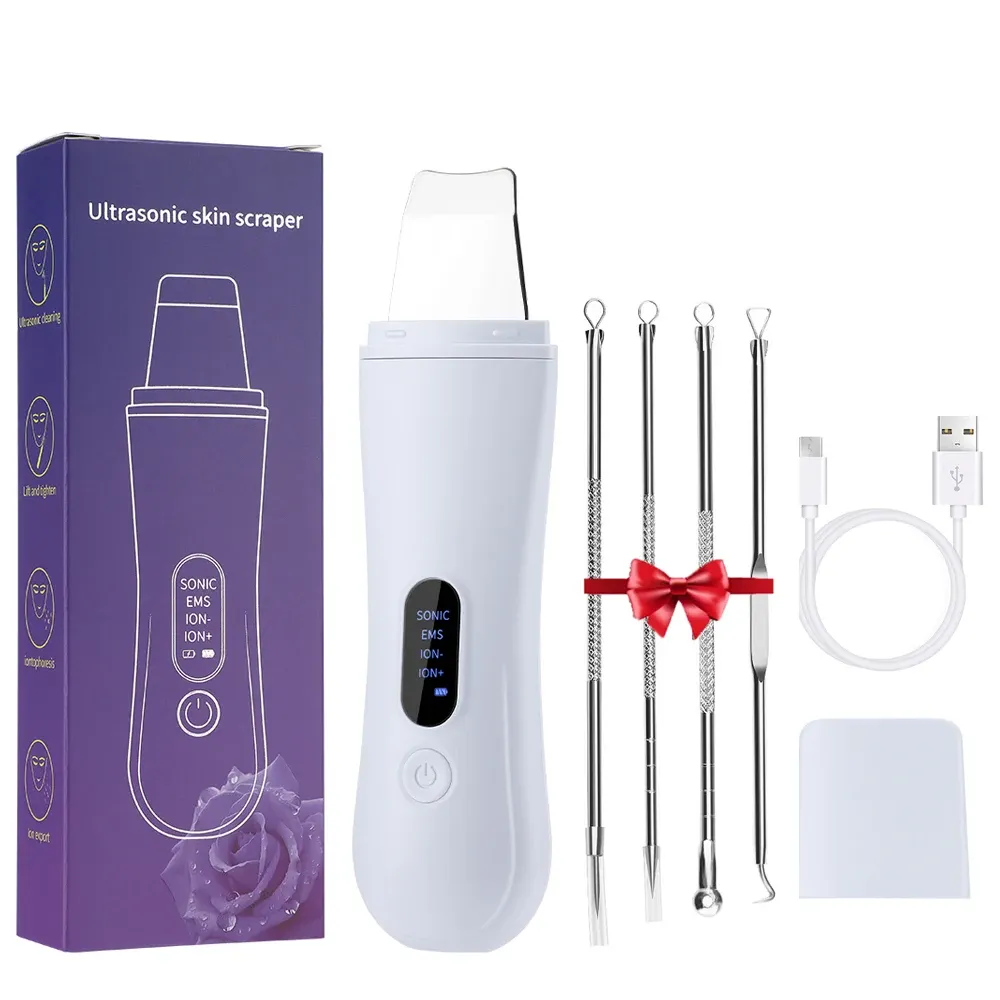 Aspirateur électrique à ultrasons pour points noirs et pores du visage, kit de soins de la peau 8