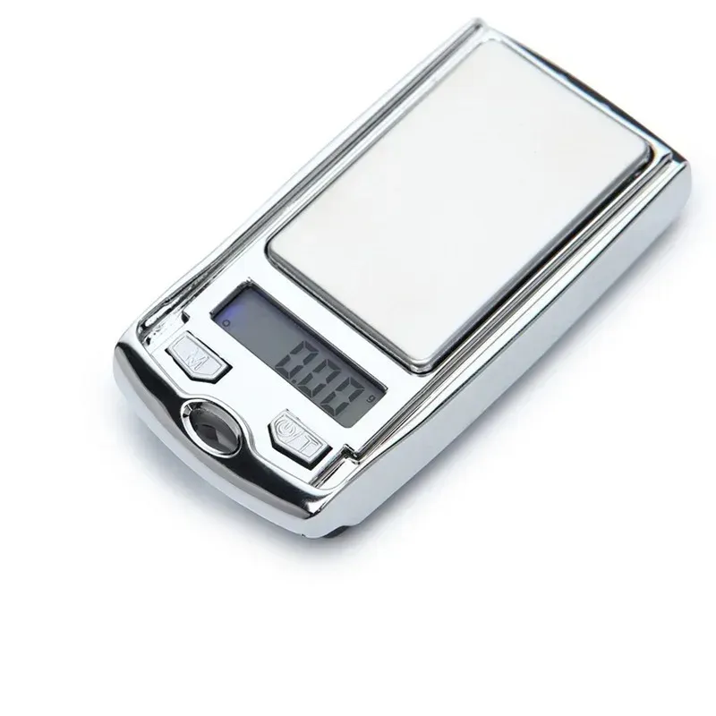Balance électronique de poche numérique avec écran LCD, design porte-clés, précision 0,01 g, capacité 200 g 3