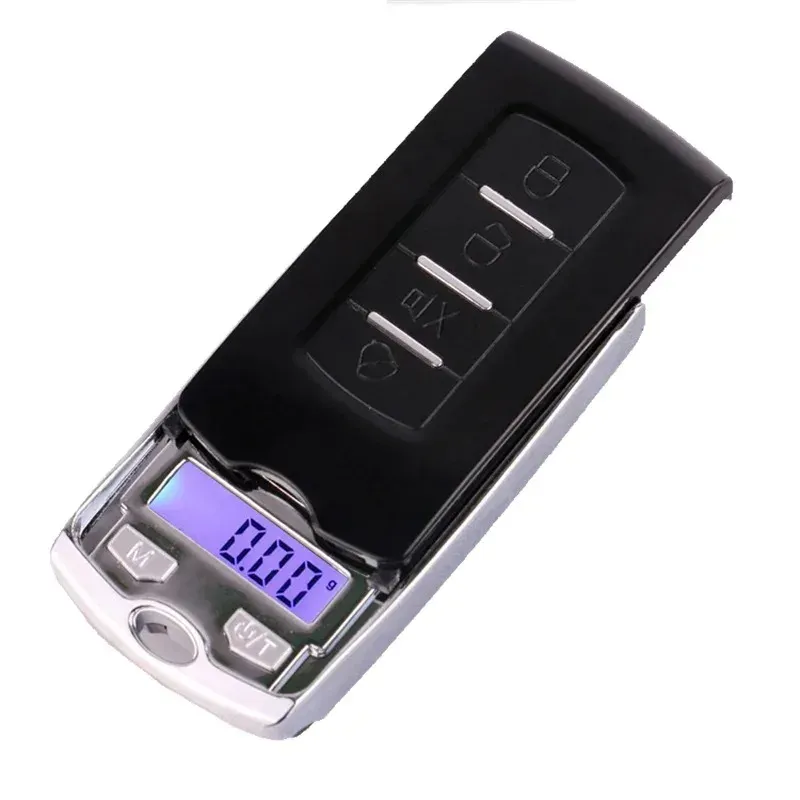 Balance électronique de poche numérique avec écran LCD, design porte-clés, précision 0,01 g, capacité 200 g 6