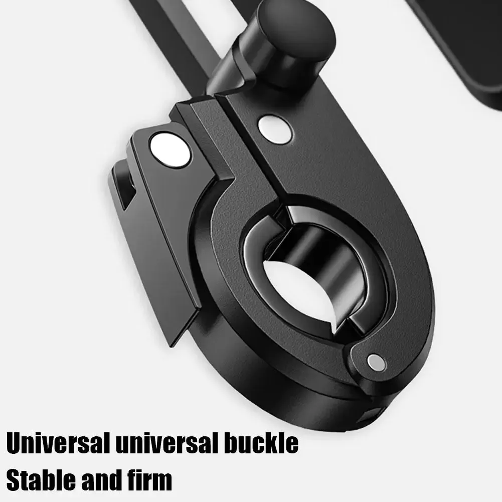 Support de téléphone étanche pour moto et vélo, rotatif à 360°, réglable et universel 5