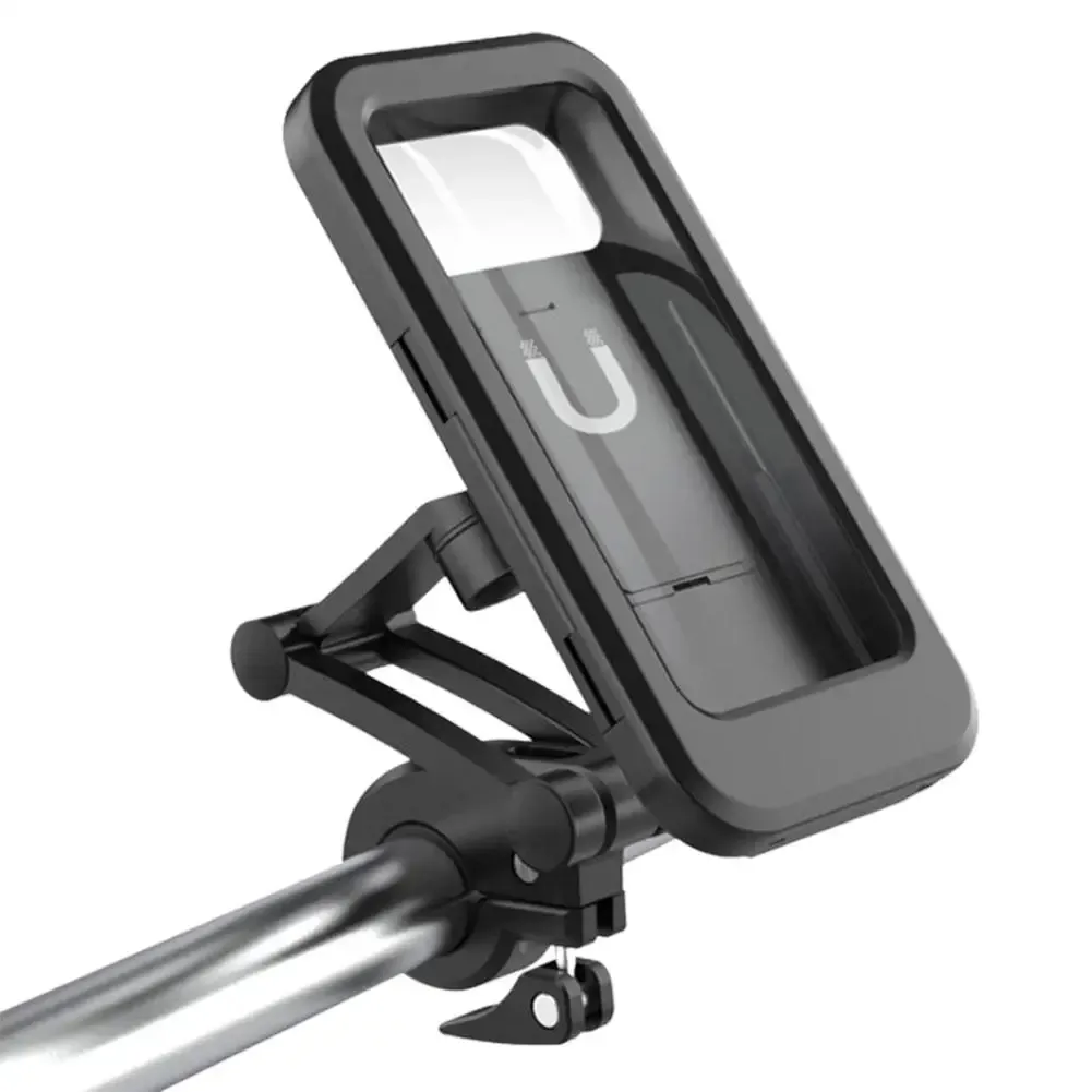 Support de téléphone étanche pour moto et vélo, rotatif à 360°, réglable et universel 7