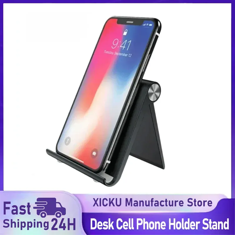 Support de téléphone portable et de tablette pour bureau, compatible iPhone