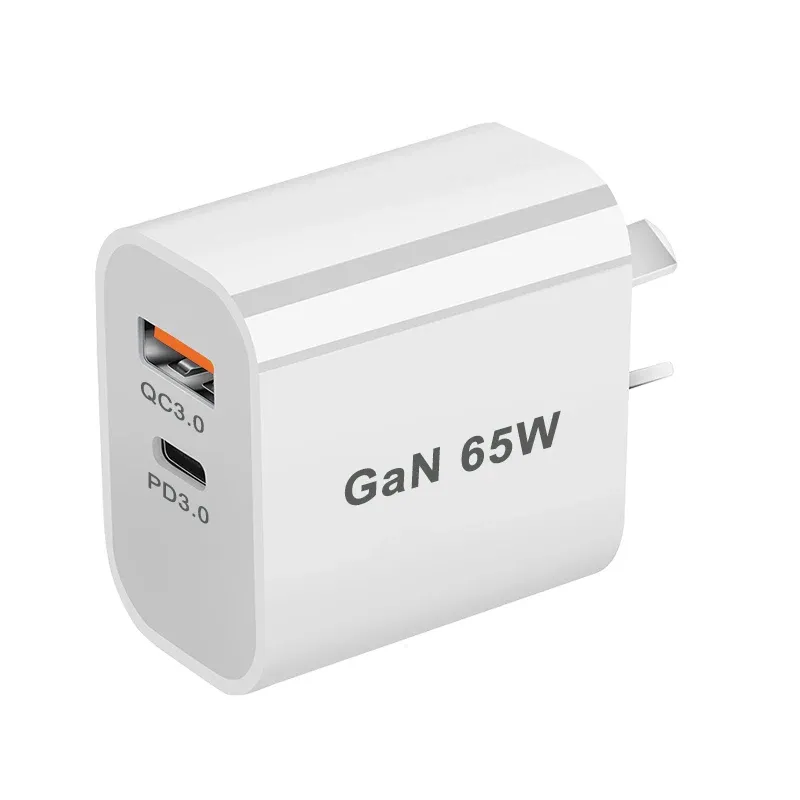 Chargeur USB-C rapide 55W 65W, prise australienne, compatible Xiaomi Redmi, iPhone et Samsung, adaptateur de charge rapide à PD 8