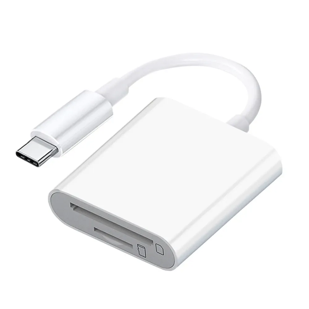 Lecteur de cartes 2 en 1 OTG USB-C pour iPad et tablette, compatible SD et microSD 7