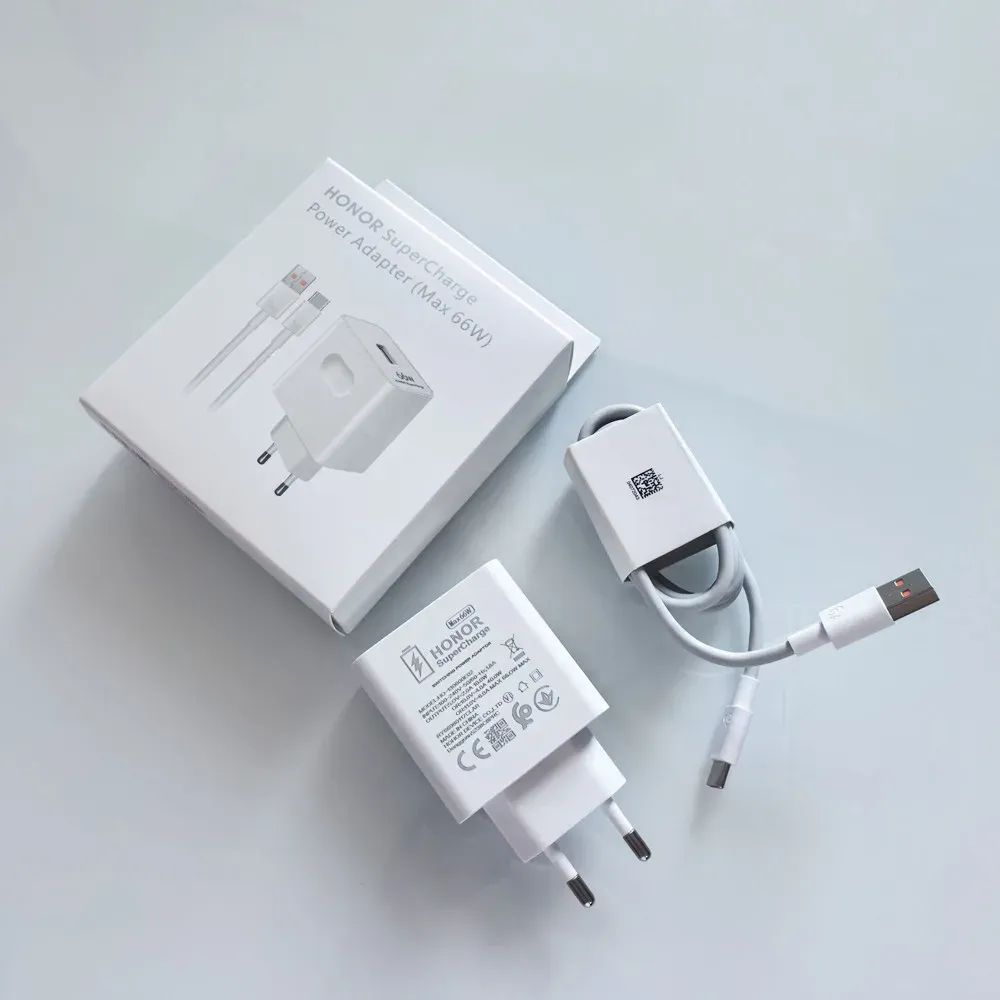 The source title is already in French, so it needs only light cleanup for a professional e-commerce listing, with the spammy-looking list of model numbers trimmed.

HONOR Chargeur d'origine 66W, adaptateur mural rapide EU/US, câble USB 6A – compatible Honor 60, 90, 80 Pro, X9C, Magic 7 Lite, Vs3, V3, Vs2 7