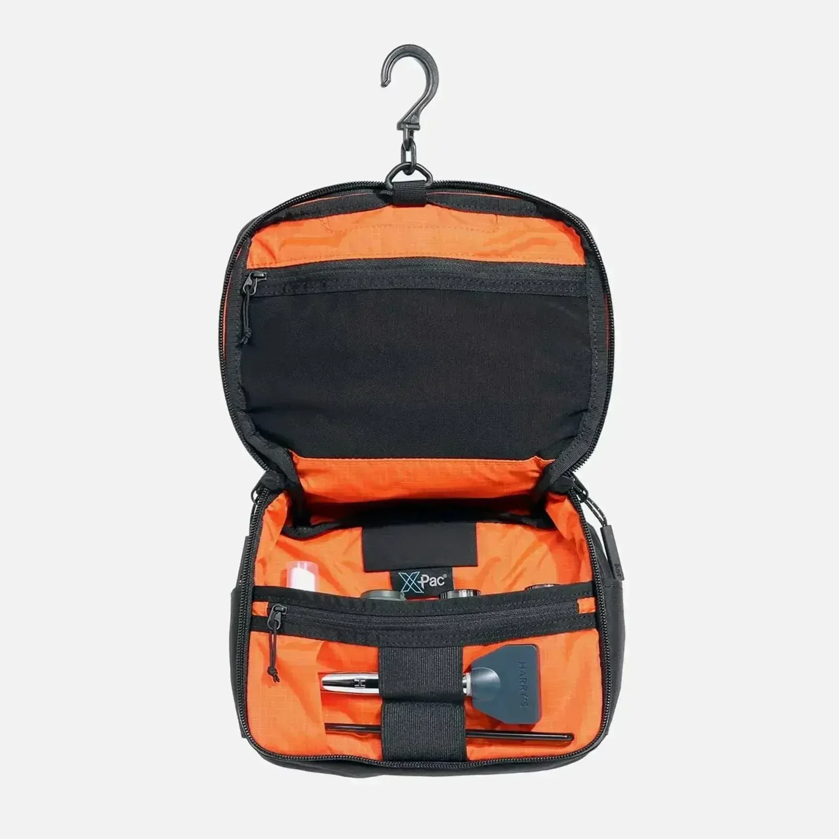 Kit de Voyage 2 Organisateurs en Nylon X-Pac 2,5 L, Trousse de Toilette Suspendue Étanche, Pochette Minimaliste EDC 4