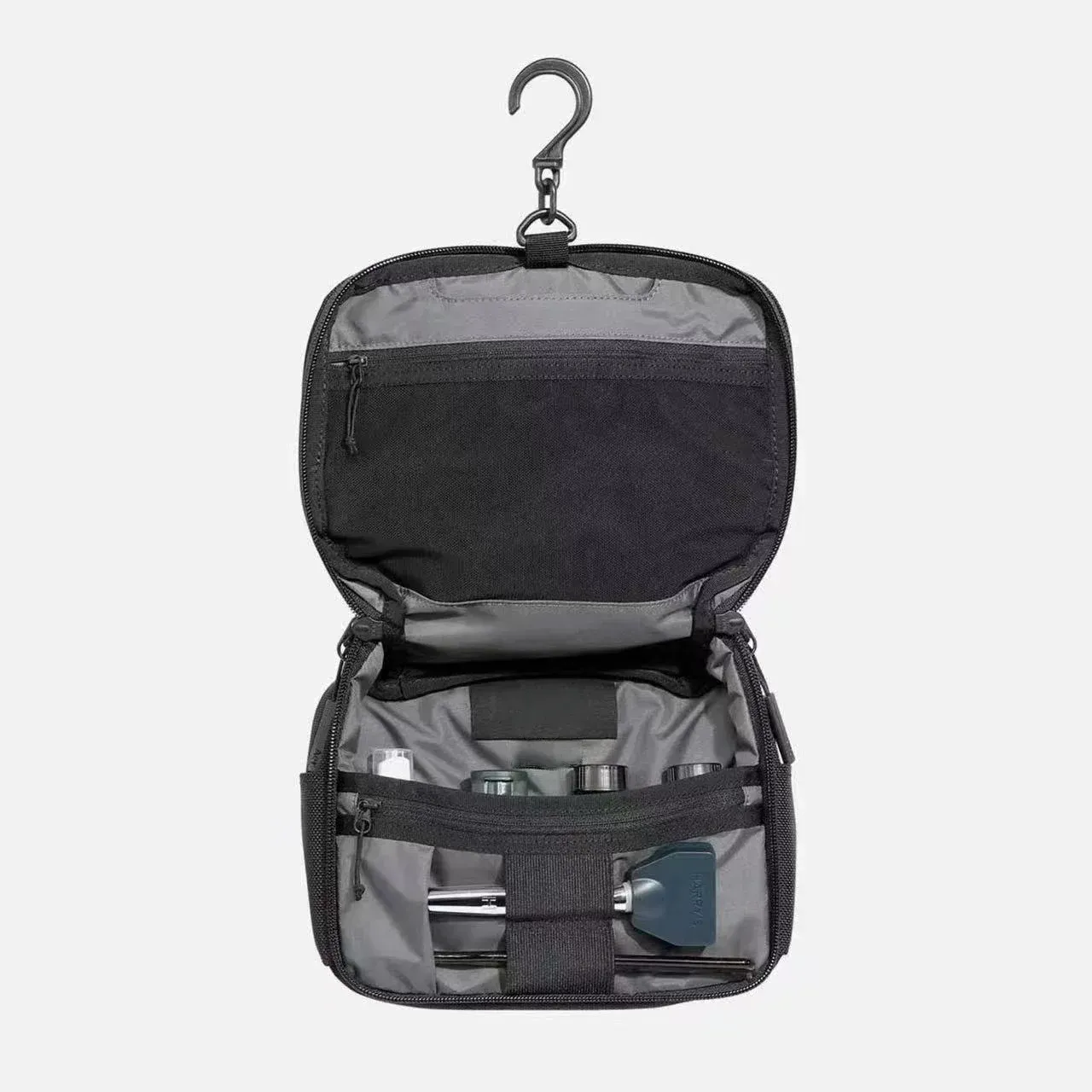 Kit de Voyage 2 Organisateurs en Nylon X-Pac 2,5 L, Trousse de Toilette Suspendue Étanche, Pochette Minimaliste EDC 7