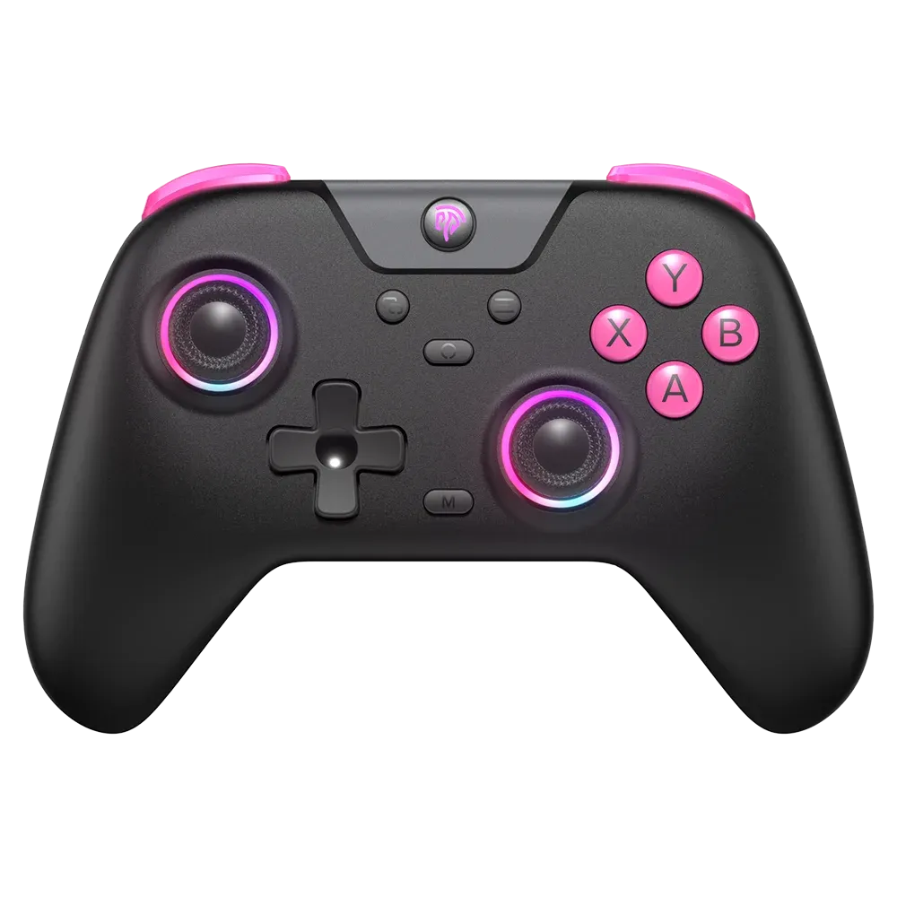 Manette de jeu sans fil EasySMX X05 – Contrôleur Bluetooth pour PC, smartphone, Switch et Steam, lumière RGB, effet Hall 7