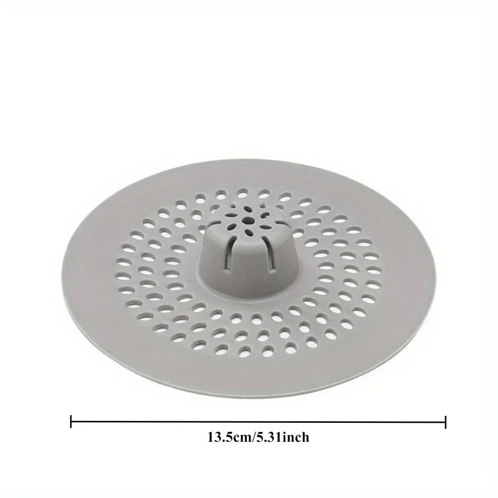 Filtre de vidange en silicone anti-cheveux pour douche, évier et baignoire, facile à nettoyer 8