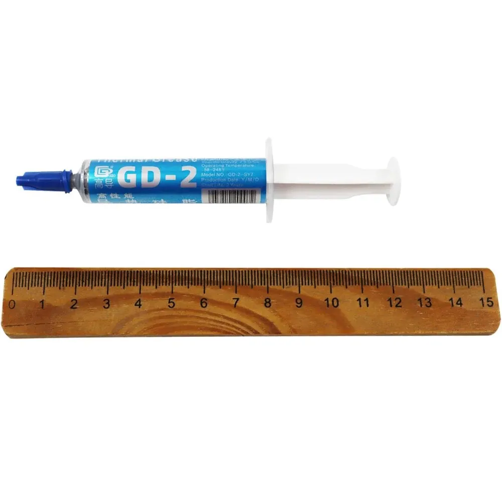 Pâte GD-2 appliquée sur puce