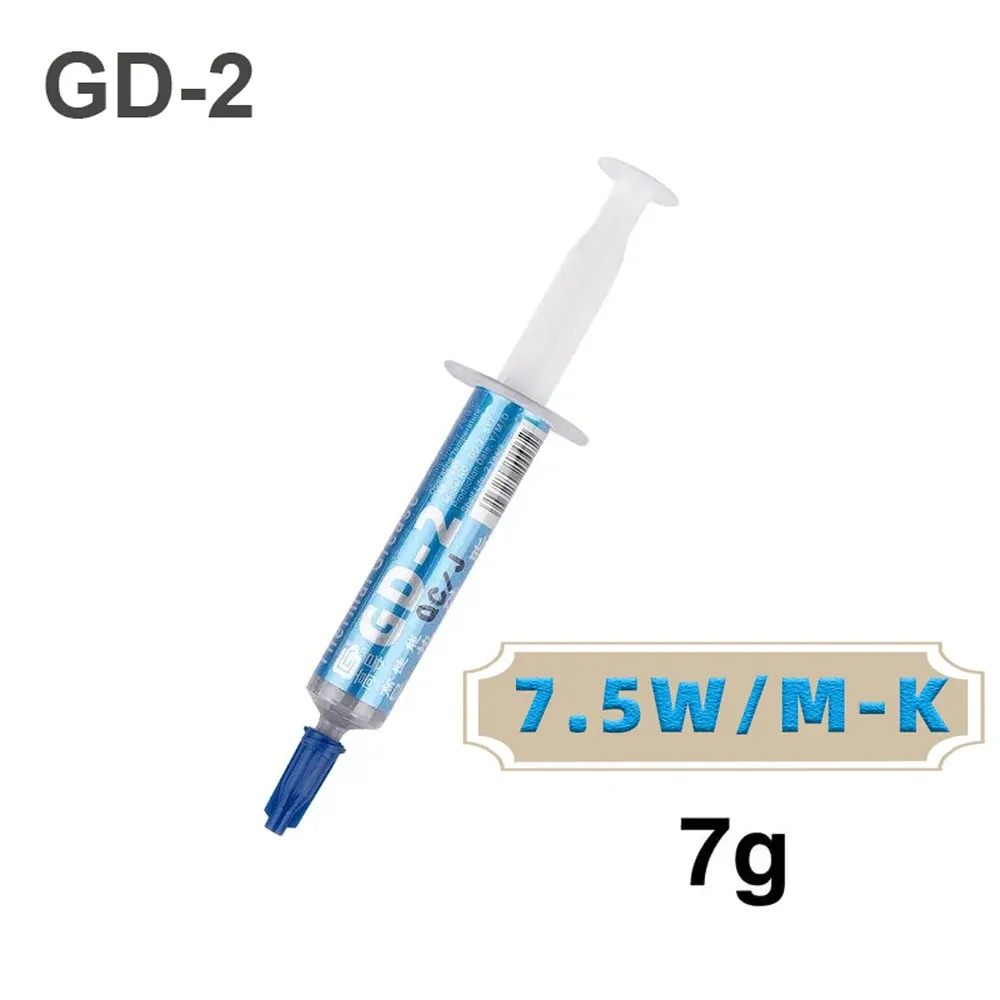 Pâte thermique GD-2 conductrice en silicone (7 g / 15 g / 30 g) pour processeur CPU et GPU 9