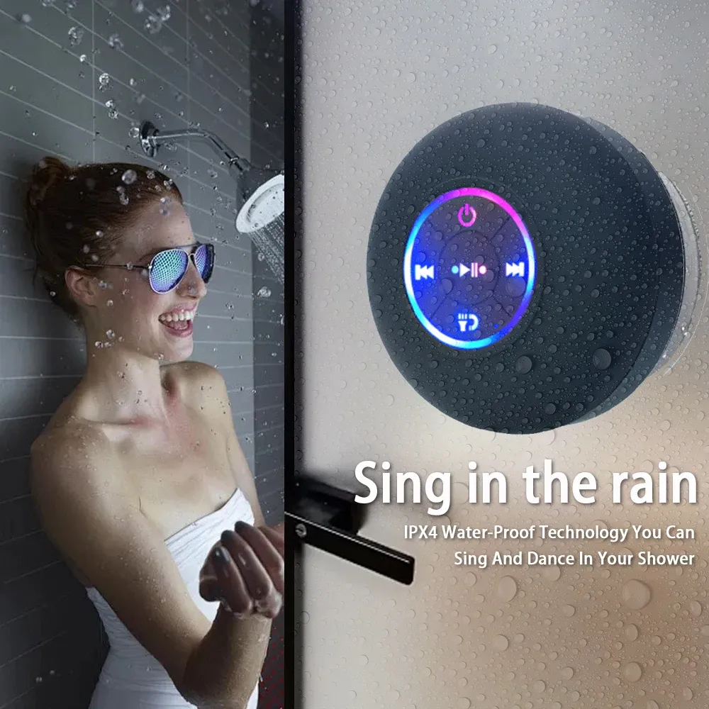 Enceinte Bluetooth portable étanche vue de face