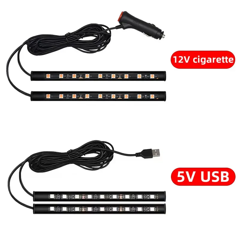 Éclairage d'ambiance LED en situation dans un véhicule