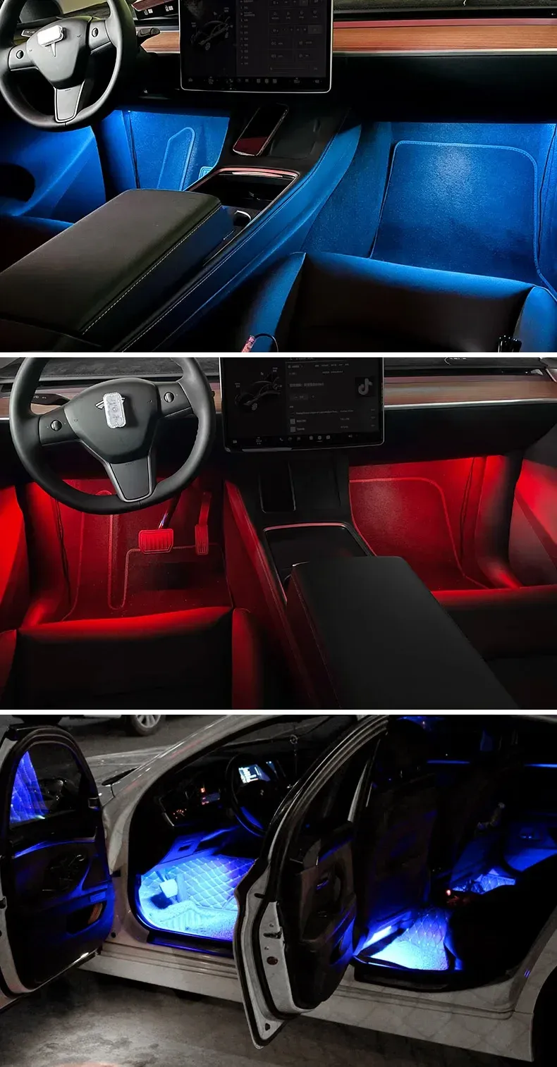 Ambiance lumineuse LED pour intérieur de voiture