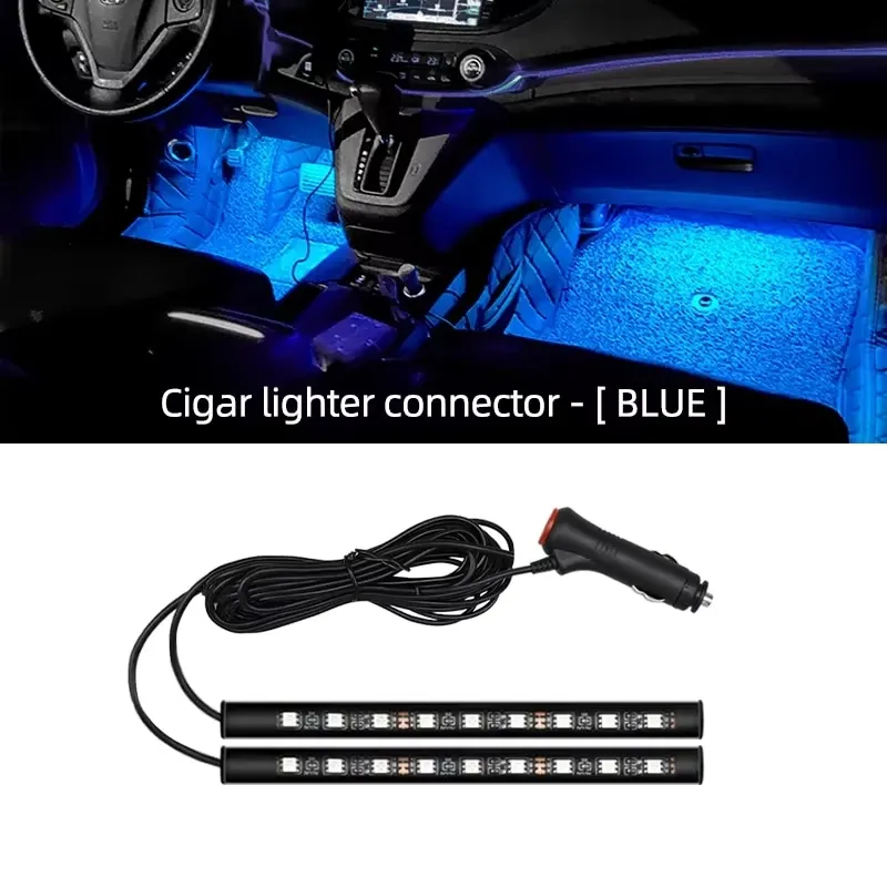 Bande LED d'ambiance pour habitacle de voiture, kit de rétroéclairage USB 5 V, lampe néon décorative 8