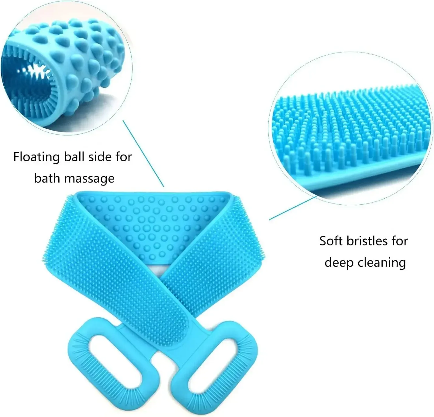 Gommage du dos en silicone, vue 10