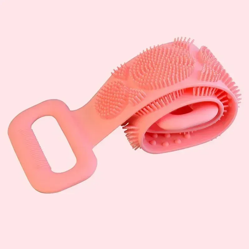 Épurateur de dos en silicone pour douche et bain, brosse corporelle avec poignée, lave-dos pour hommes et femmes, nettoyage en profondeur et massage de la peau 9