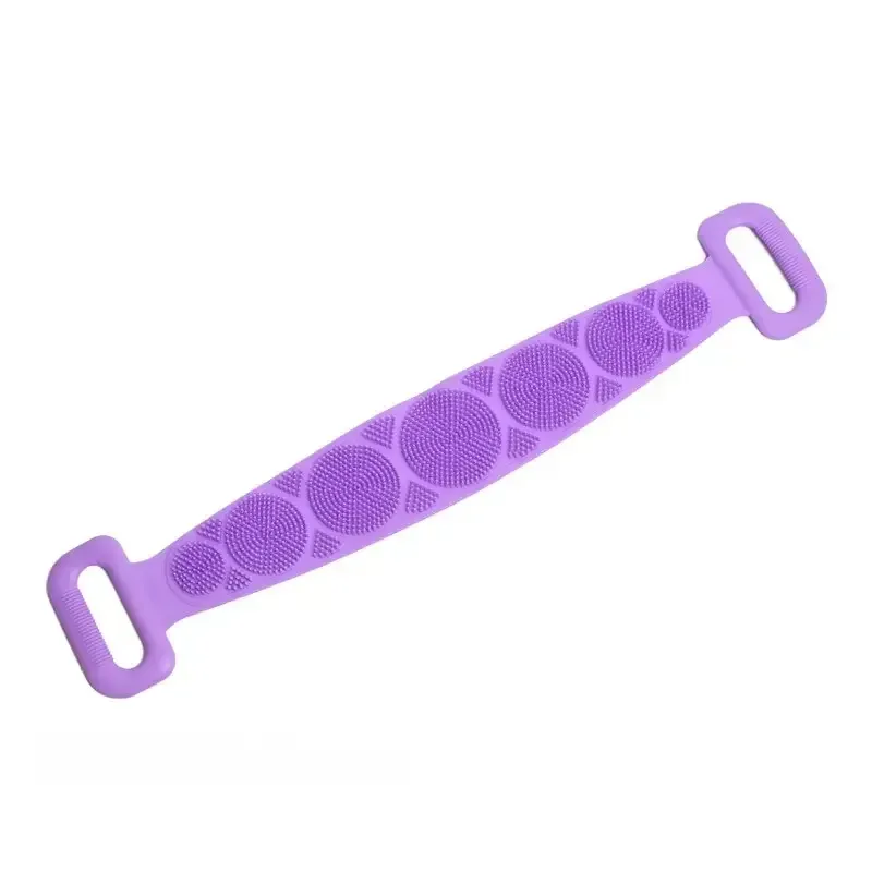 Épurateur de dos en silicone pour douche et bain, brosse corporelle avec poignée, lave-dos pour hommes et femmes, nettoyage en profondeur et massage de la peau 7