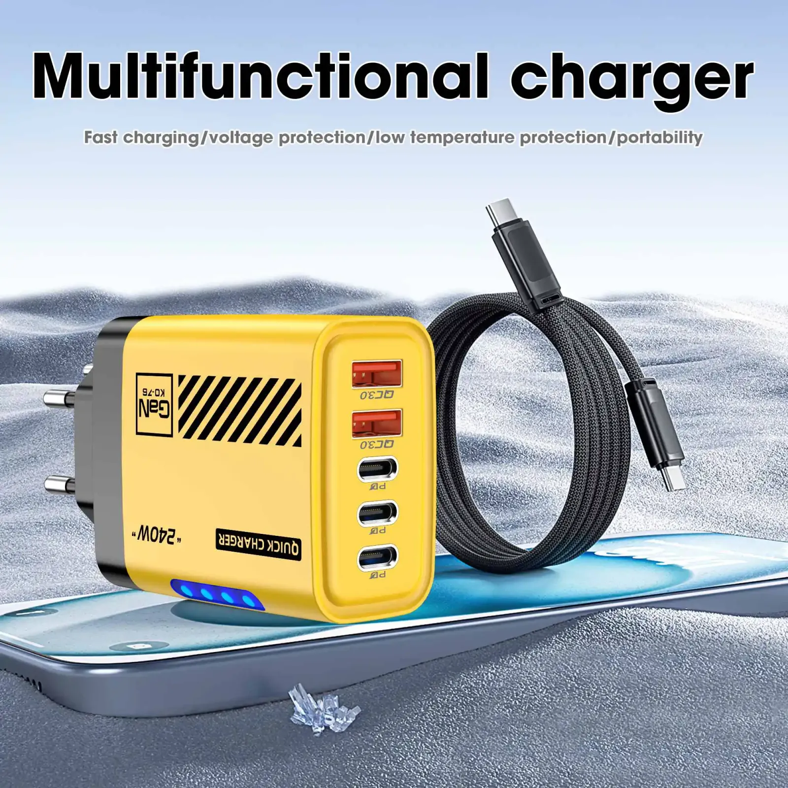 Chargeur USB multi-ports, utilisation